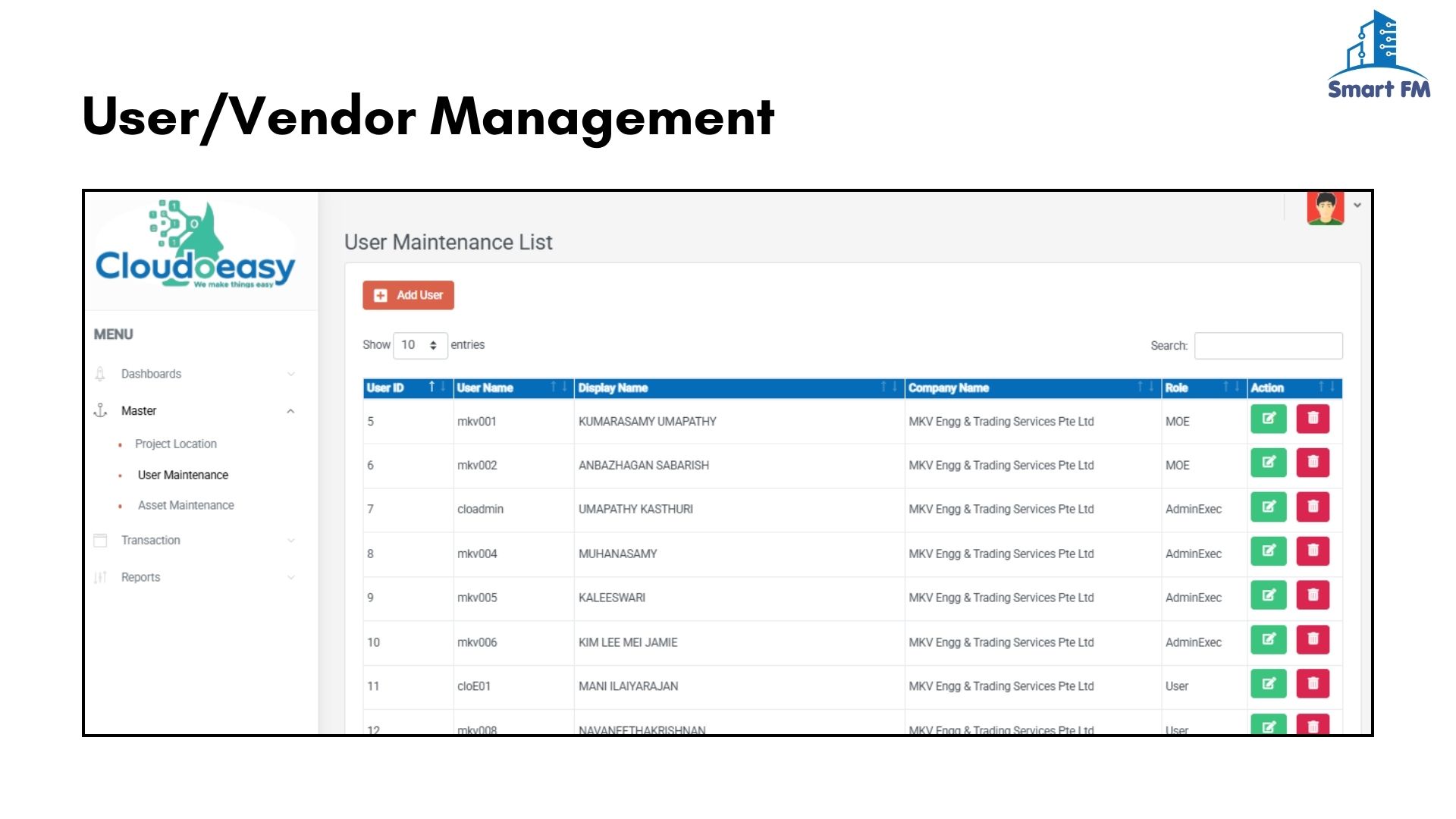 screenshot of Smart FM